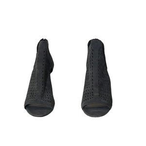 Vince Camuto Women's Grey Suede Open Toe Shoe